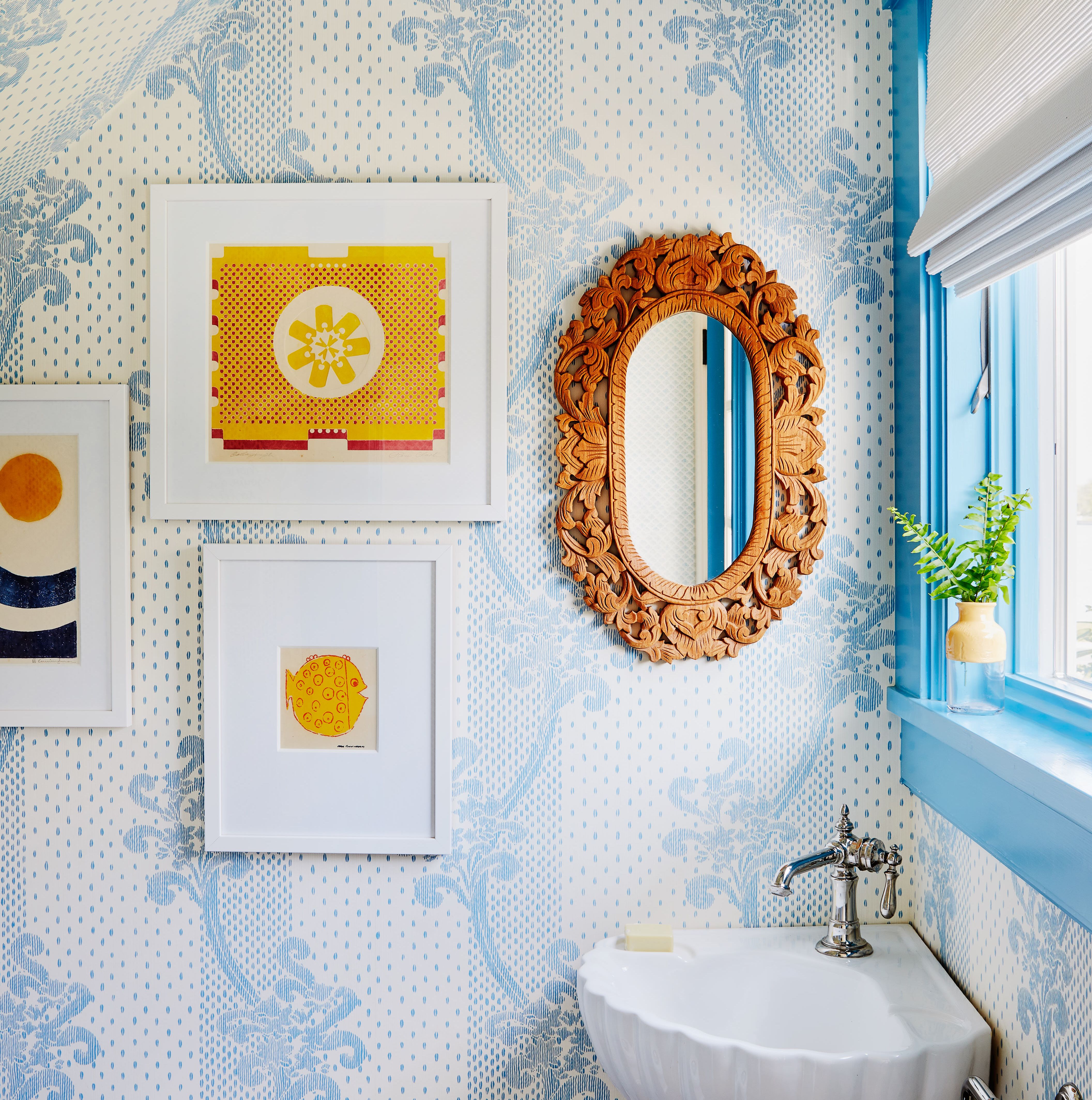 20 Art-Filled Bathrooms We Can't Get Enough Of