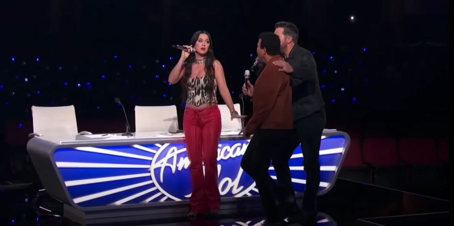 Katy Perry split her leather trousers in front of a live audience