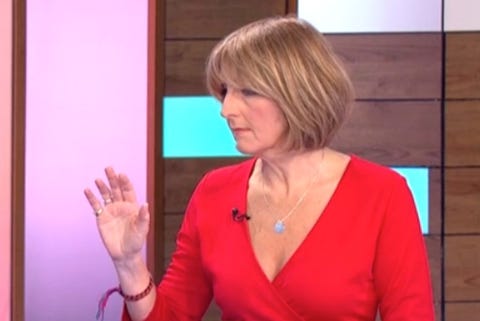 Kaye Adams arguing on Loose Women image