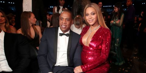 Jay Z and Beyonce at the Grammy awards