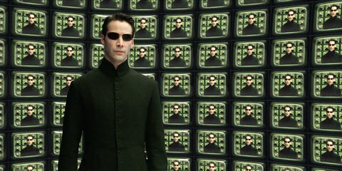 Keanu Reeves in The Matrix Reloaded keanu reeves in the matrix reloaded