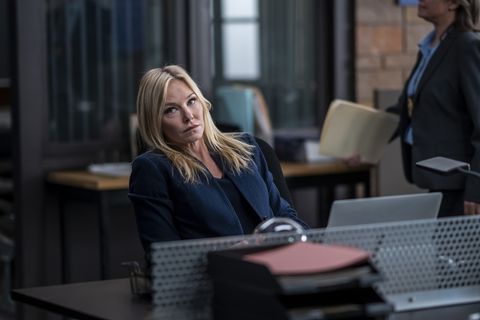 Kelly Giddish as Detective Amanda Rollins, in charge of law and order