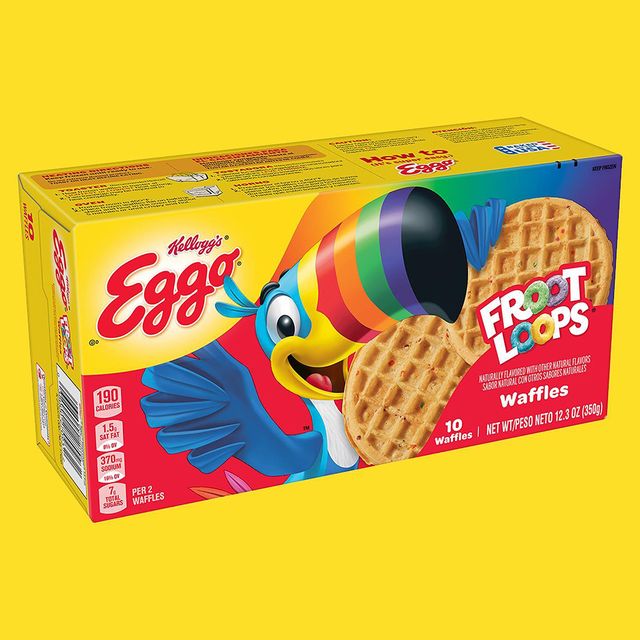 kellogg's eggo froot loops waffles