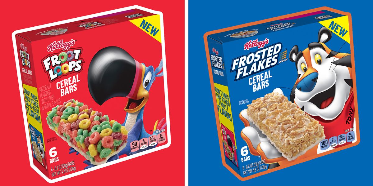 Kellogg’s Is Releasing Froot Loops and Frosted Flakes Cereal Bars for