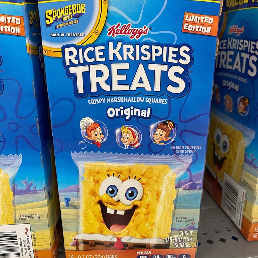 Spongebob Rice Krispy Treats