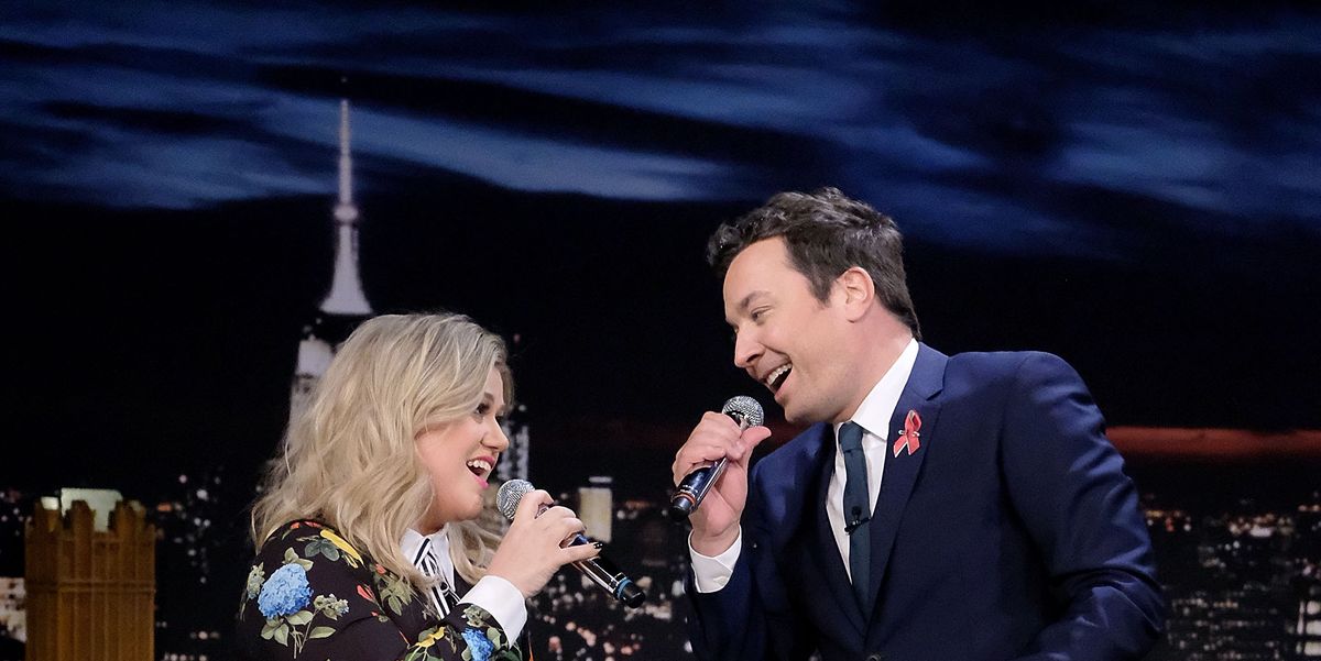 Kelly Clarkson on 'The Tonight Show' - Jimmy Fallon Sings 'Since U Been ...