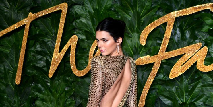 Kendall Jenner Wore A Shimmery Naked Dress To The Fashion Awards 2018 