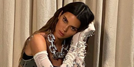 Kendall Jenner Brings Quarantine Fashion to a New Level With this Sheer Givenchy Dress Kendall Jenner Brings Quarantine Fashion to a New Level With this Sheer Givenchy Dress