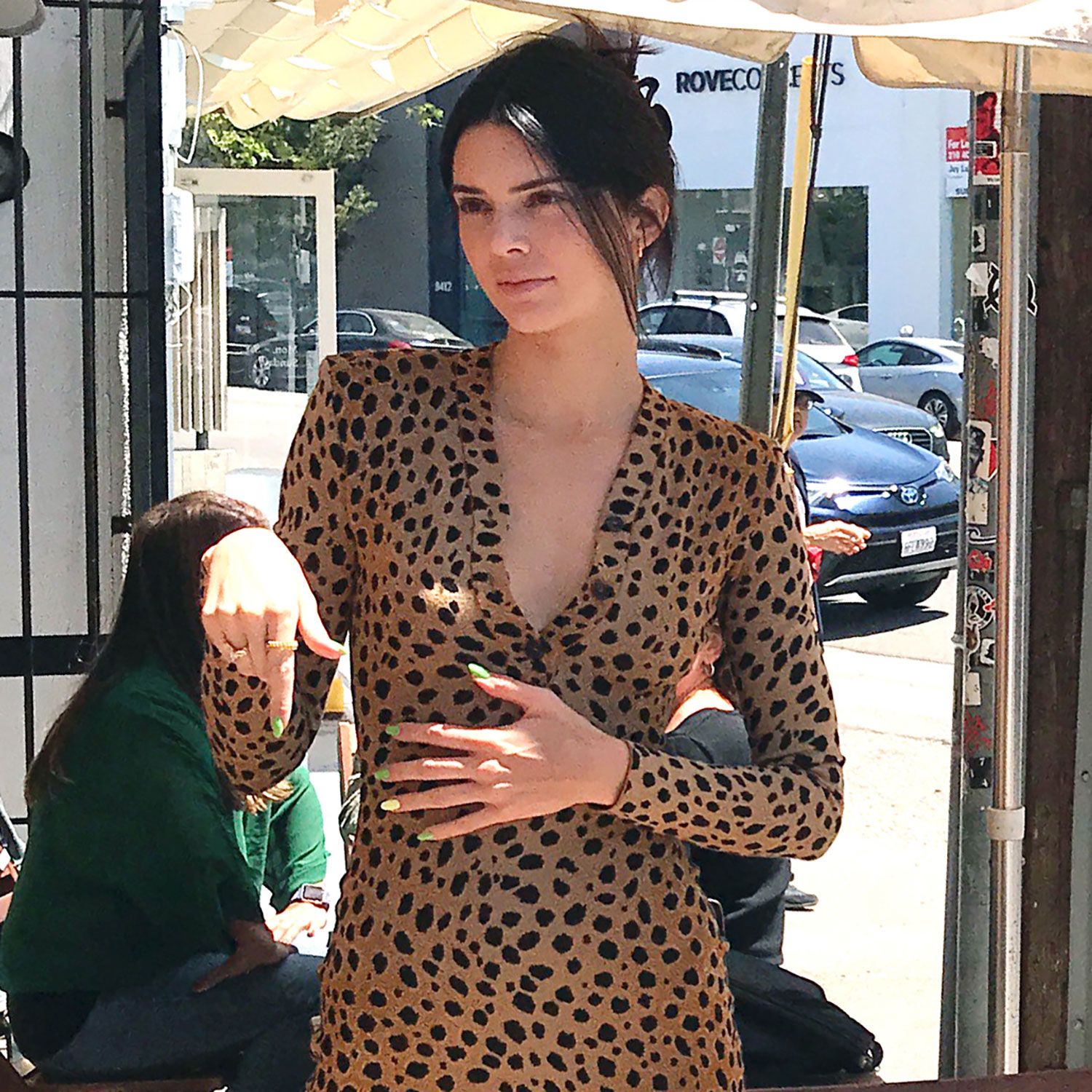 kendall jenner polka dot dress