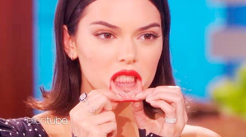 Kendall Jenner en el programa de Ellen DeGeneres