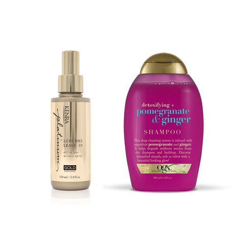 Kenra Platinum Luxe One Leave In; OXG Detoxifying shampoo