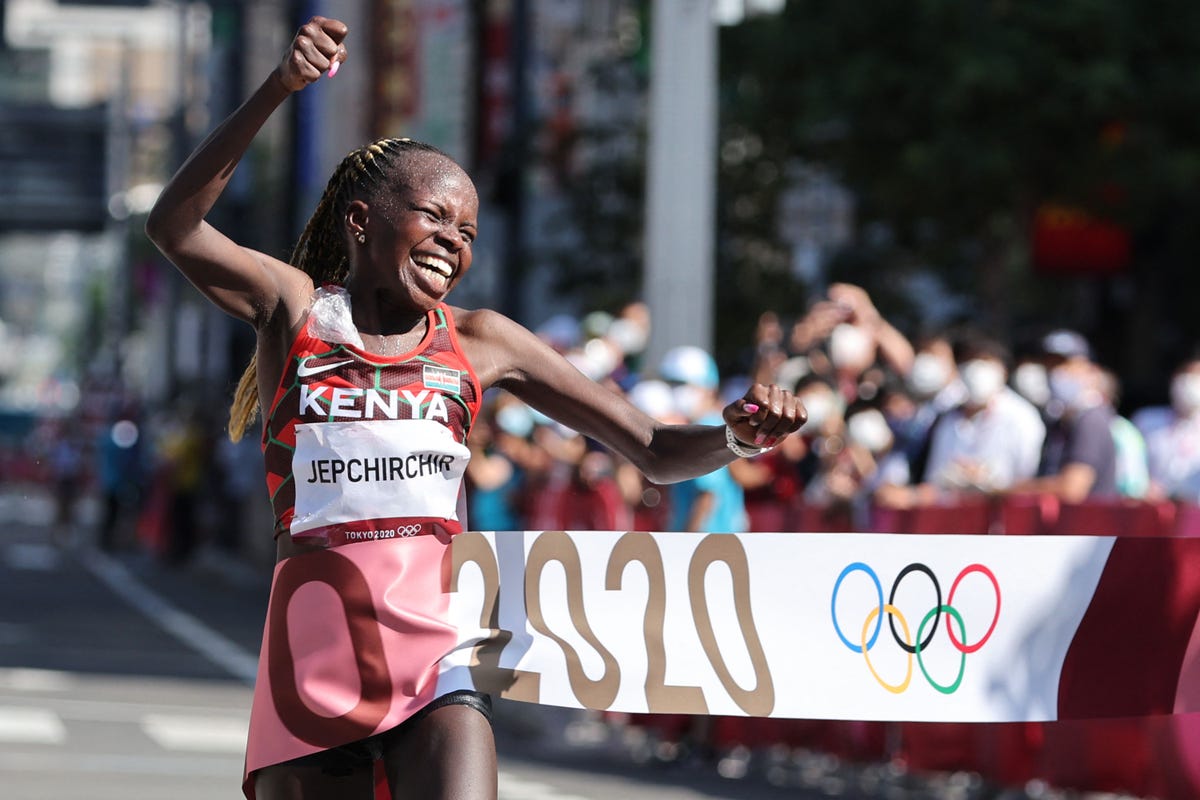 2021 Tokyo Olympics - Peres Jepchirchir Wins Women's Marathon