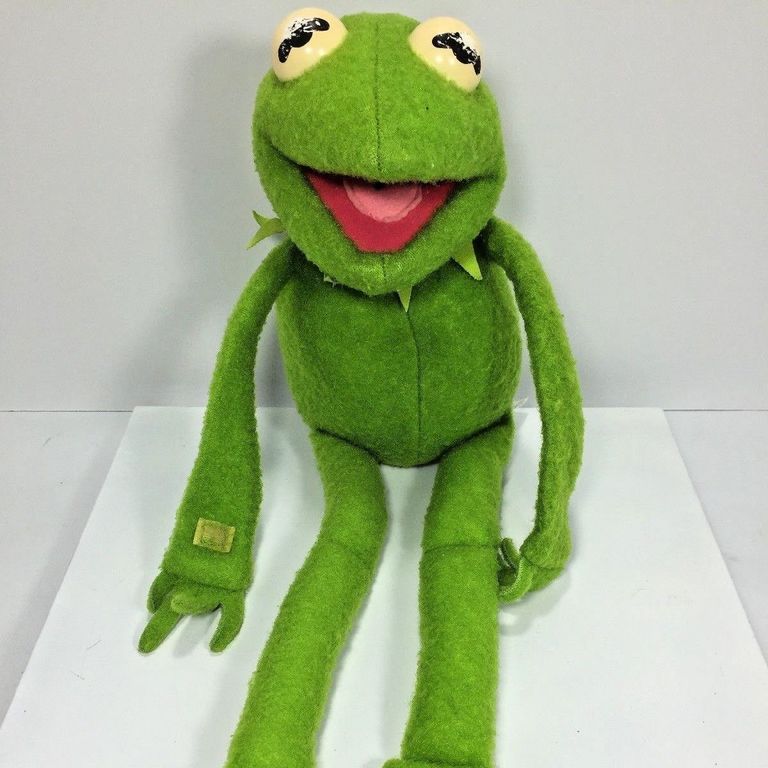 vintage kermit the frog doll