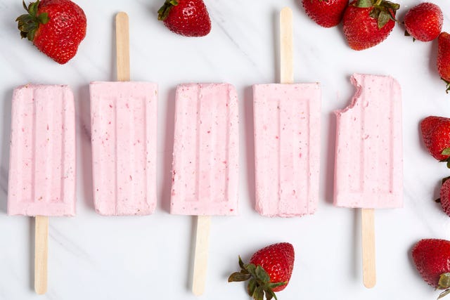 keto strawberry lime cheesecake pops