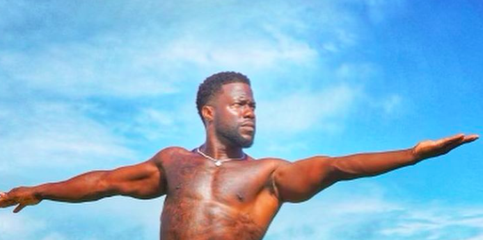 A Shirtless Kevin Hart Confirmed Off His Yoga Schedule on Instagram