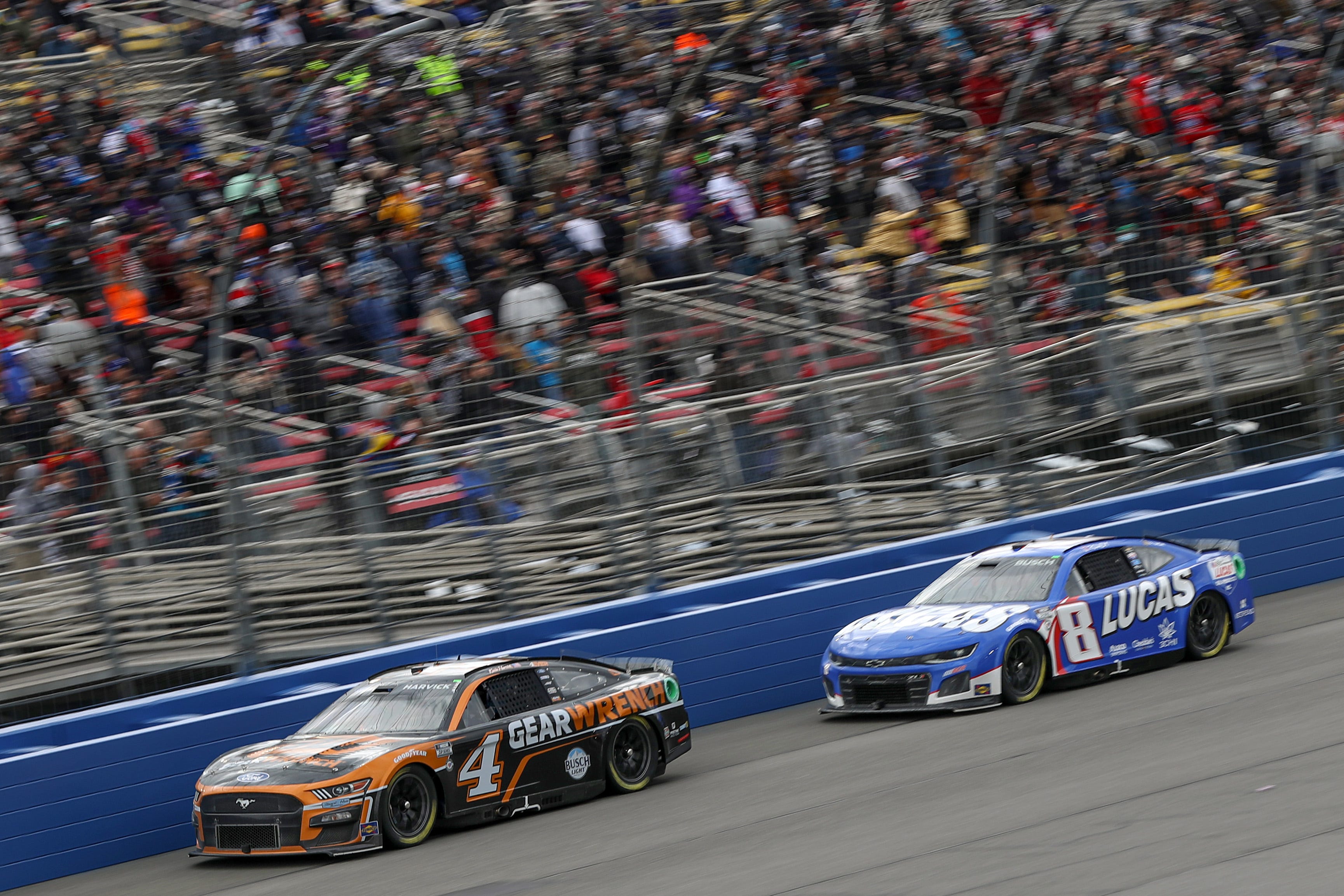 Kyle Busch Wins for Richard Childress Racing in Fontana