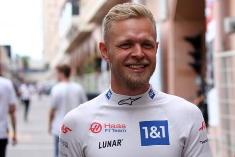 kevin magnussen of haas f1 team  looks on before the f1