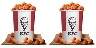 Kfc S Popcorn Chicken Bucket Is Back And It Features 80 Pieces Of Chicken