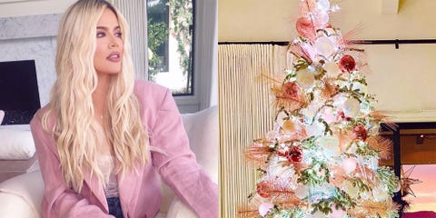 Khloe Kardashian Christmas 2022 See Khloé Kardashian's Giant Girly Christmas Tree For 2019