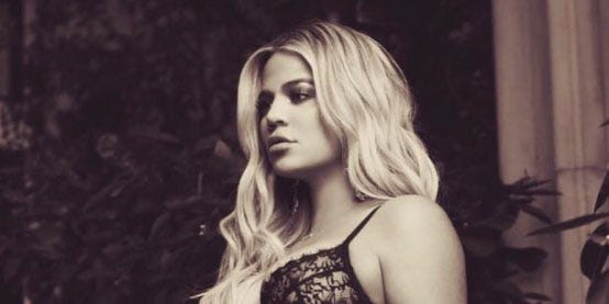 Khloé Kardashian In Jaw-Dropping Pregnant Lingerie Photo Shoot