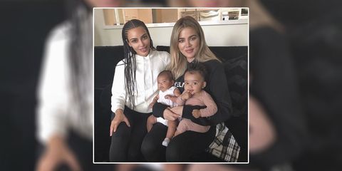 Kim Kardashian shares sweet photo with Khloe and their daughters, Chicago and True