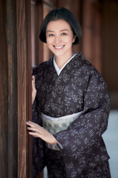 鈴木京香さんが着こなす夏の着物 鈴木京香さんが着こなす夏の着物