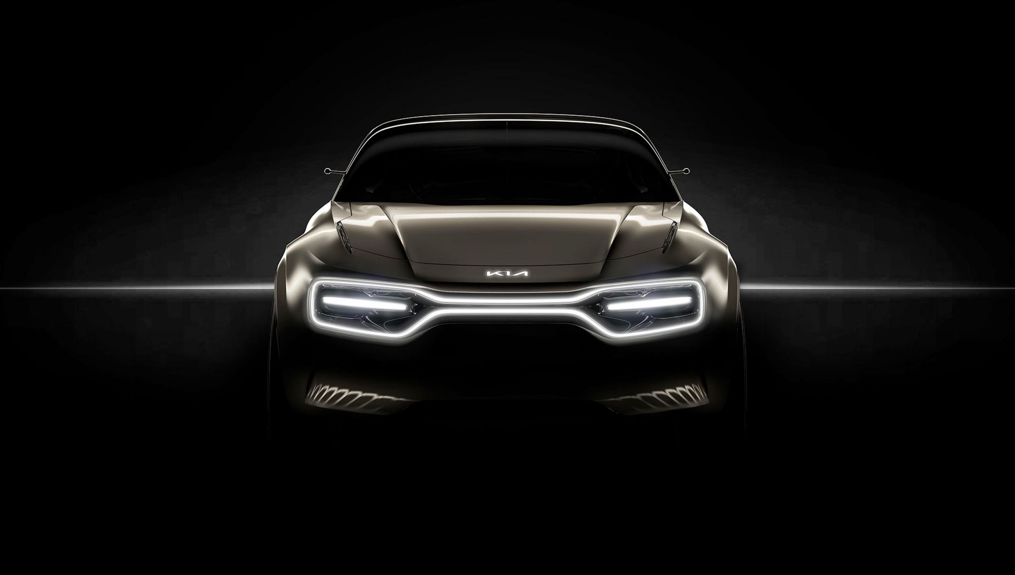 Kia Teases Ev Concept With New Logo And Grille Made Of Lights