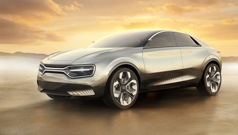 The Imagine By Kia Concept Is Electric Crossover Coupe As Imagine By Kia Concept