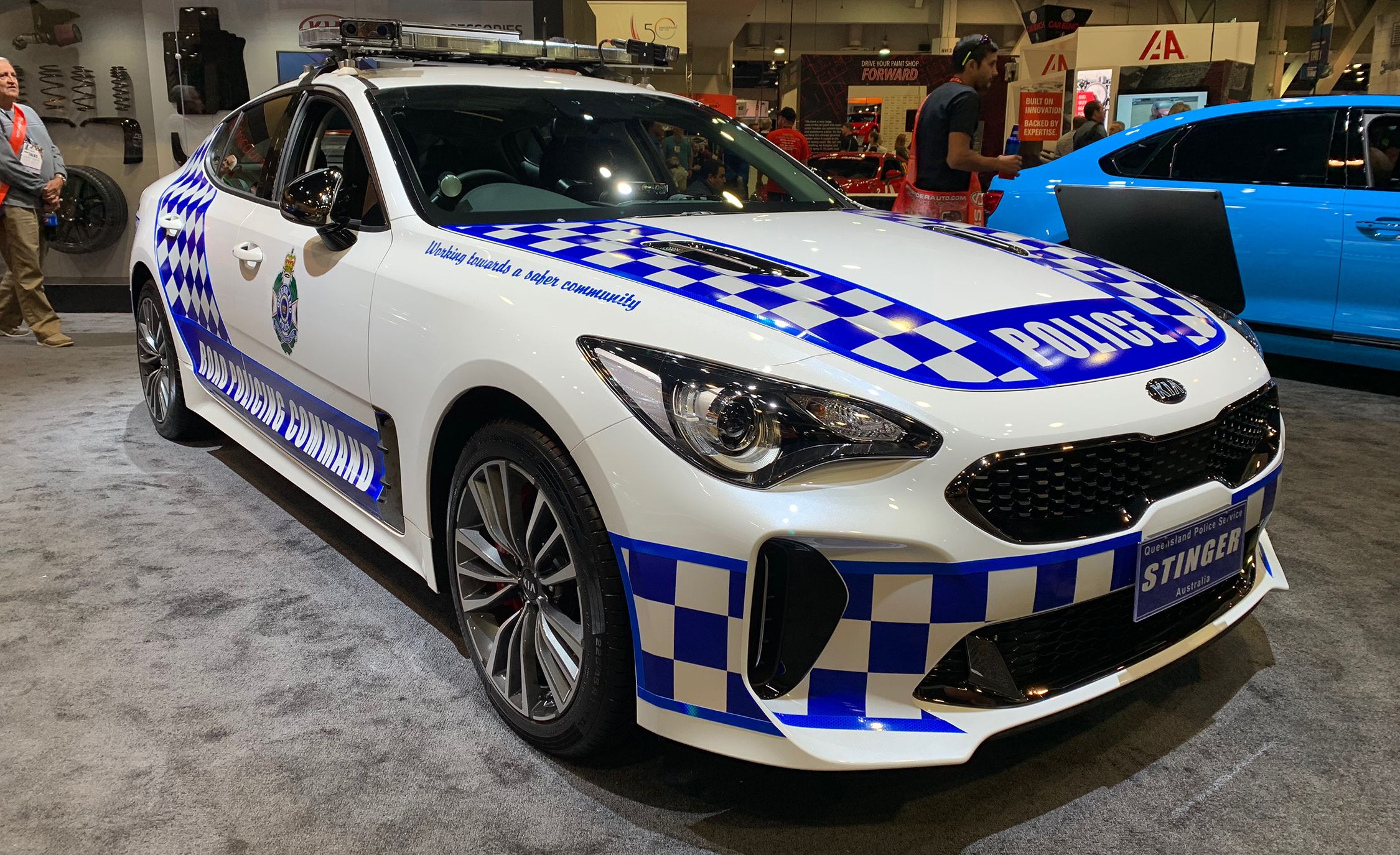 Kia Stinger Pulled Up for Duty in an Australian Department