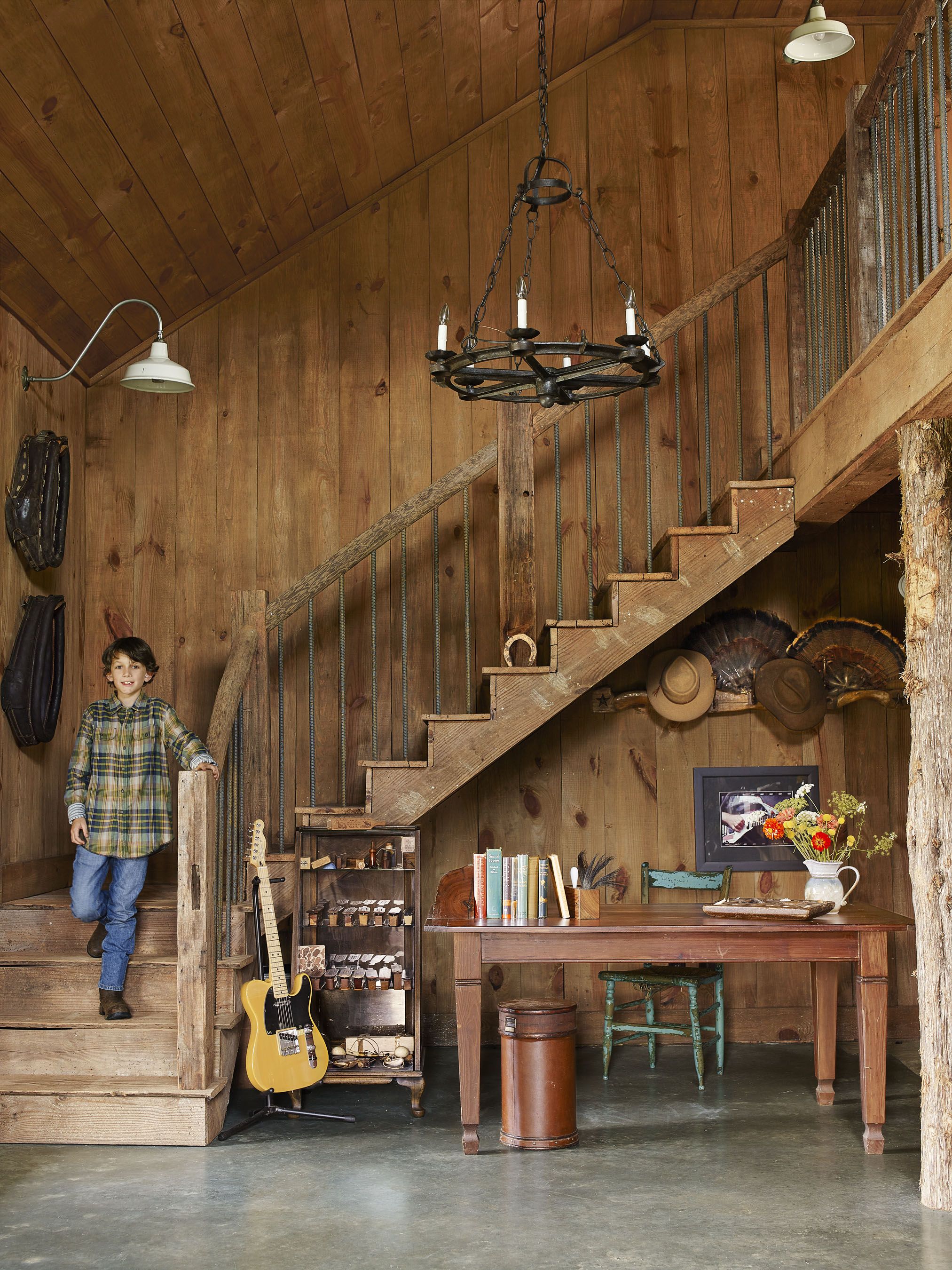 rustic kids desk