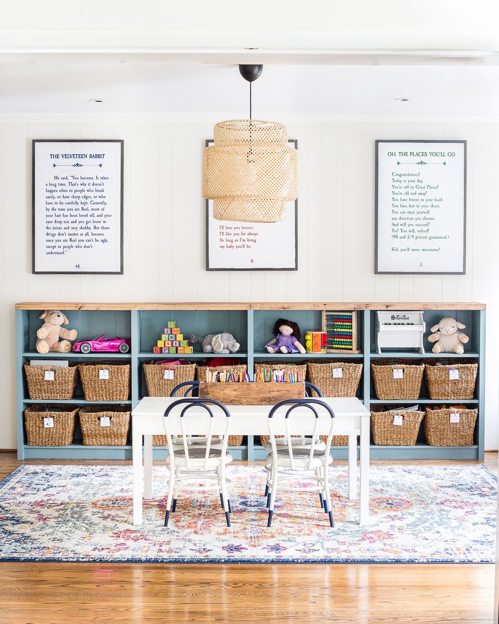 living room kids storage