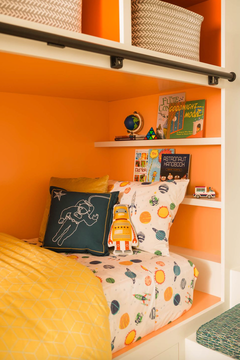 orange bedroom