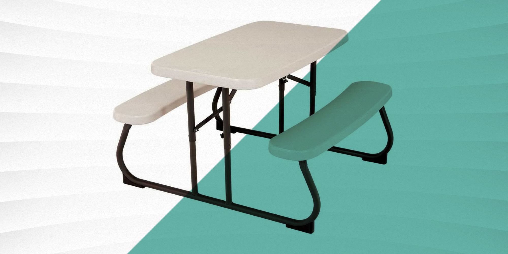 childrens folding picnic table and chairs