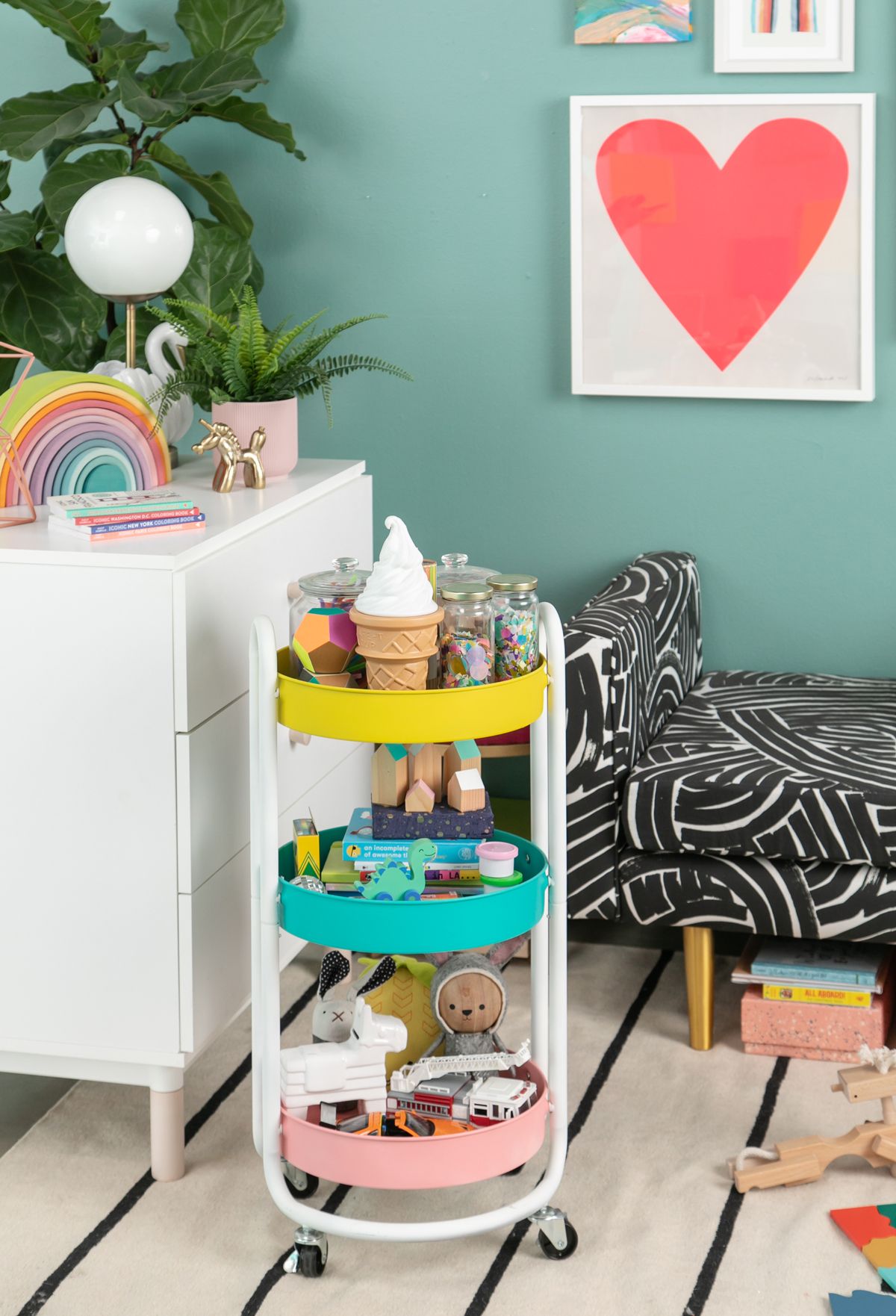 kid craft organization ideas