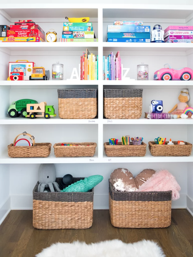 storage baskets for children's rooms