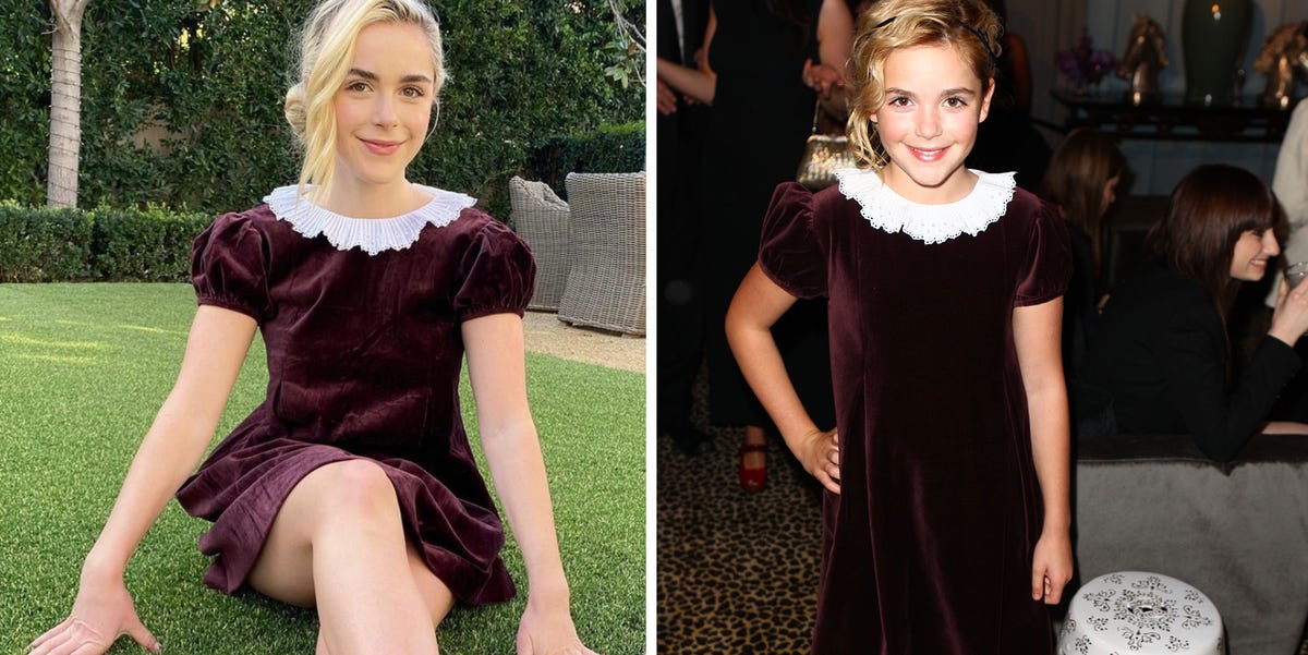 January Jones & Kiernan Shipka Rewore Their Golden Globes Dresses