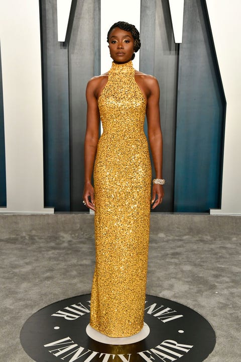 Image result for Kiki Layne at the oscars 2020 main event