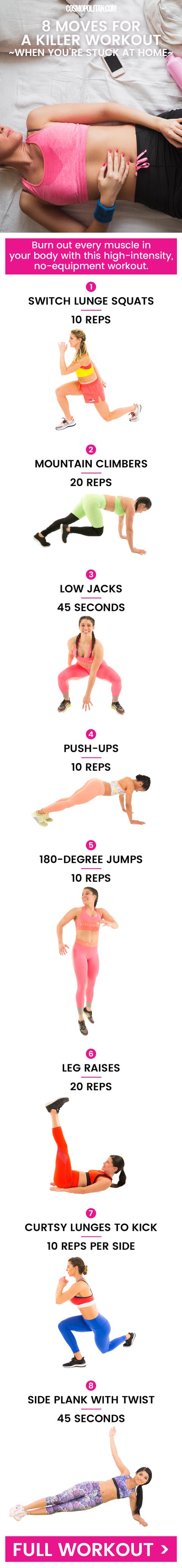 8 Ways to Get a Killer Cardio Workout When You re Stuck at Home 8 Ways to Get a Killer Cardio Workout When You re Stuck at Home