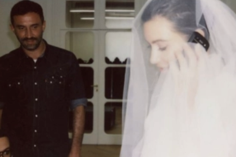 Kim Kardashian Posts Throwback Wedding Dress Photos From 14