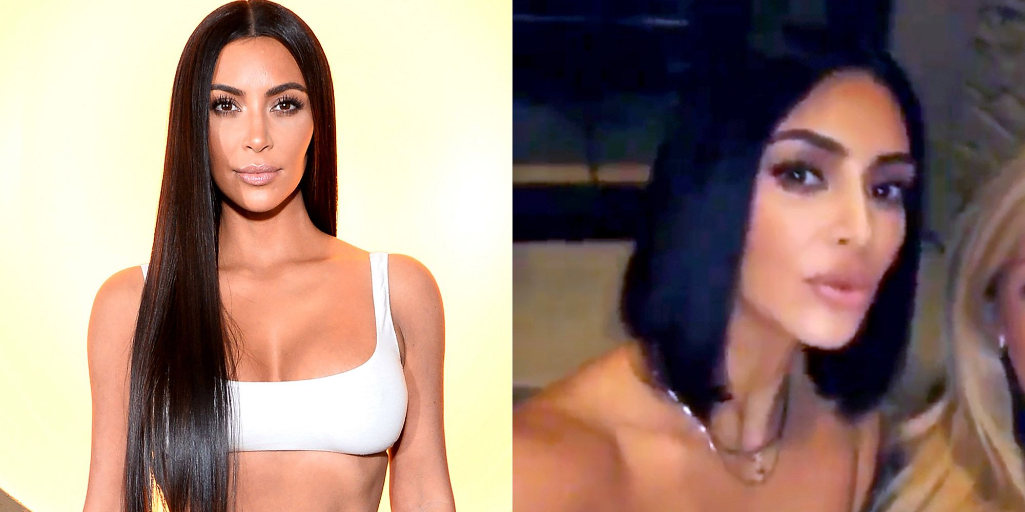 kim kardashian new haircut short