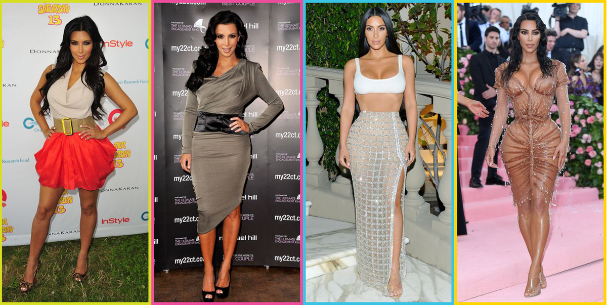 Kim Kardashian Through The Years Kim K Style Evolution 2977