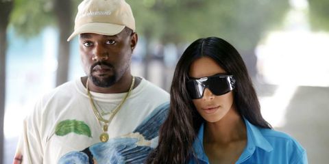 Kim Kardashian en Kanye West