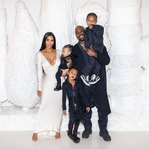 Psalm Makes His Debut In This Year S Kardashian West Family Christmas Card Psalm Makes His Debut In This Year S Kardashian West Family Christmas Card