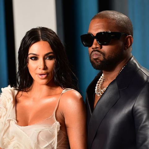 Kim Kardashian Kanye West Attend Vanity Fair Oscars After Party