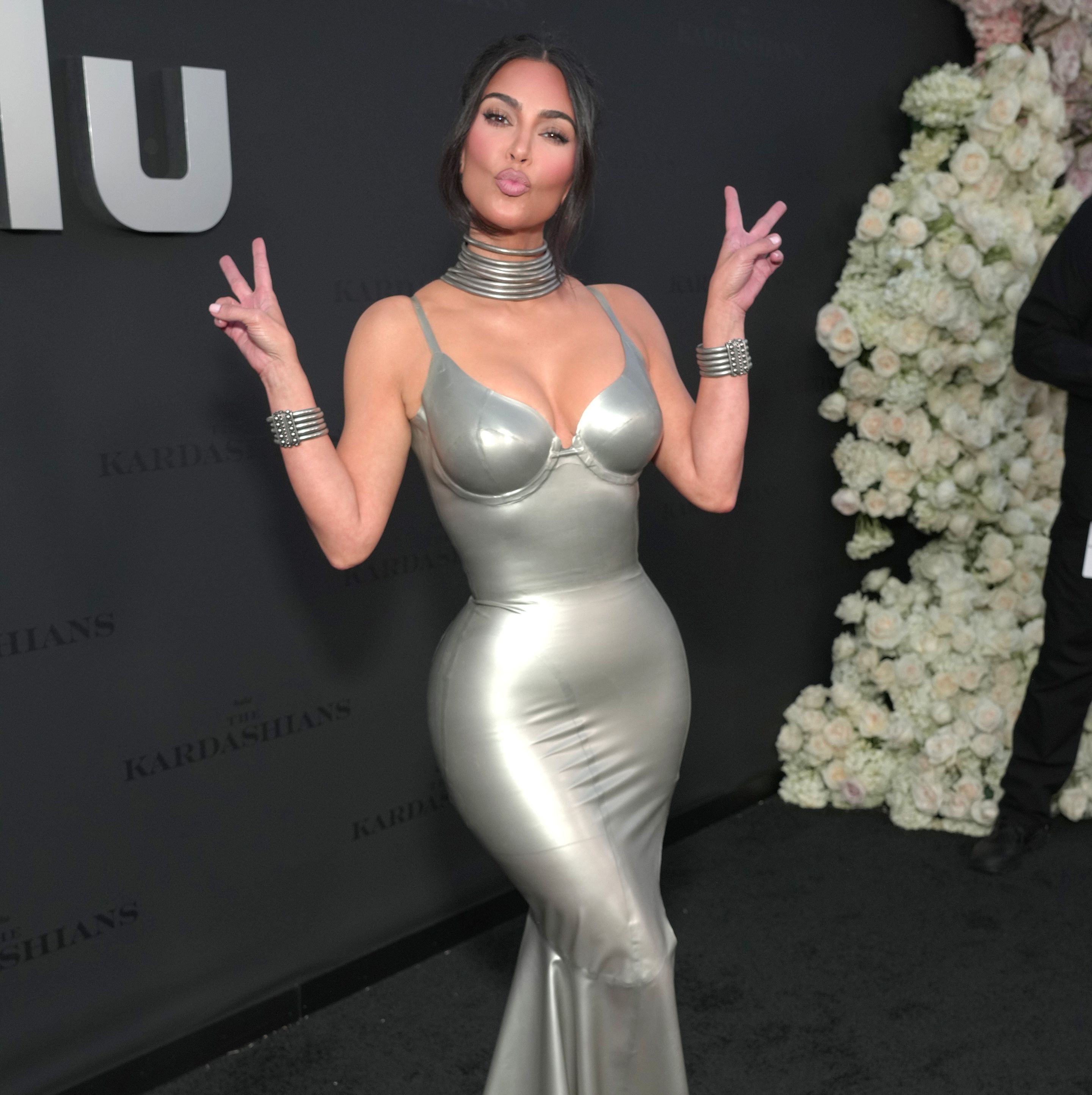 Kim Kardashian Explains Why Pete Showed Up at 'The Kardashians' Premiere But Skipped the Carpet