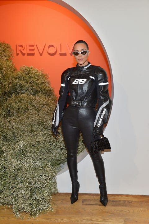 kim kardashian at revolve social club vip opening in west hollywood, ca