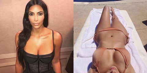 Selfie video lingerie leaked sexy kim kardashian Kim Kardashian