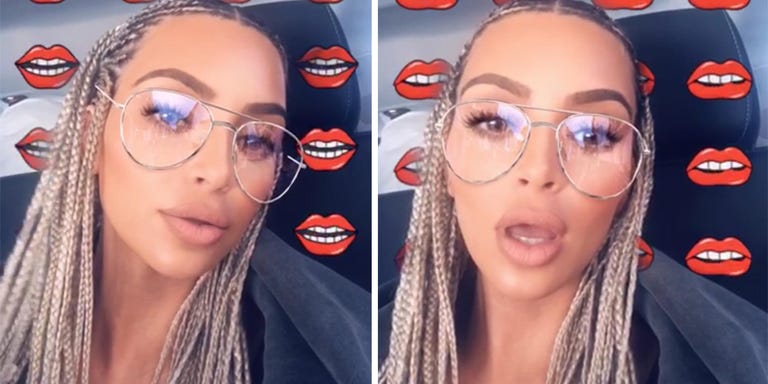 Kim Kardashian Got Cornrows and People Have a LOT of Feelings Kim Kardashian Got Cornrows and People Have a LOT of Feelings