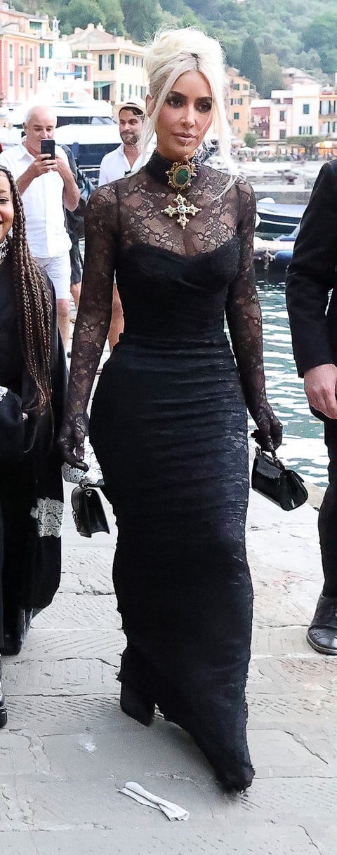 kim kardashian at kourtney's wedding
