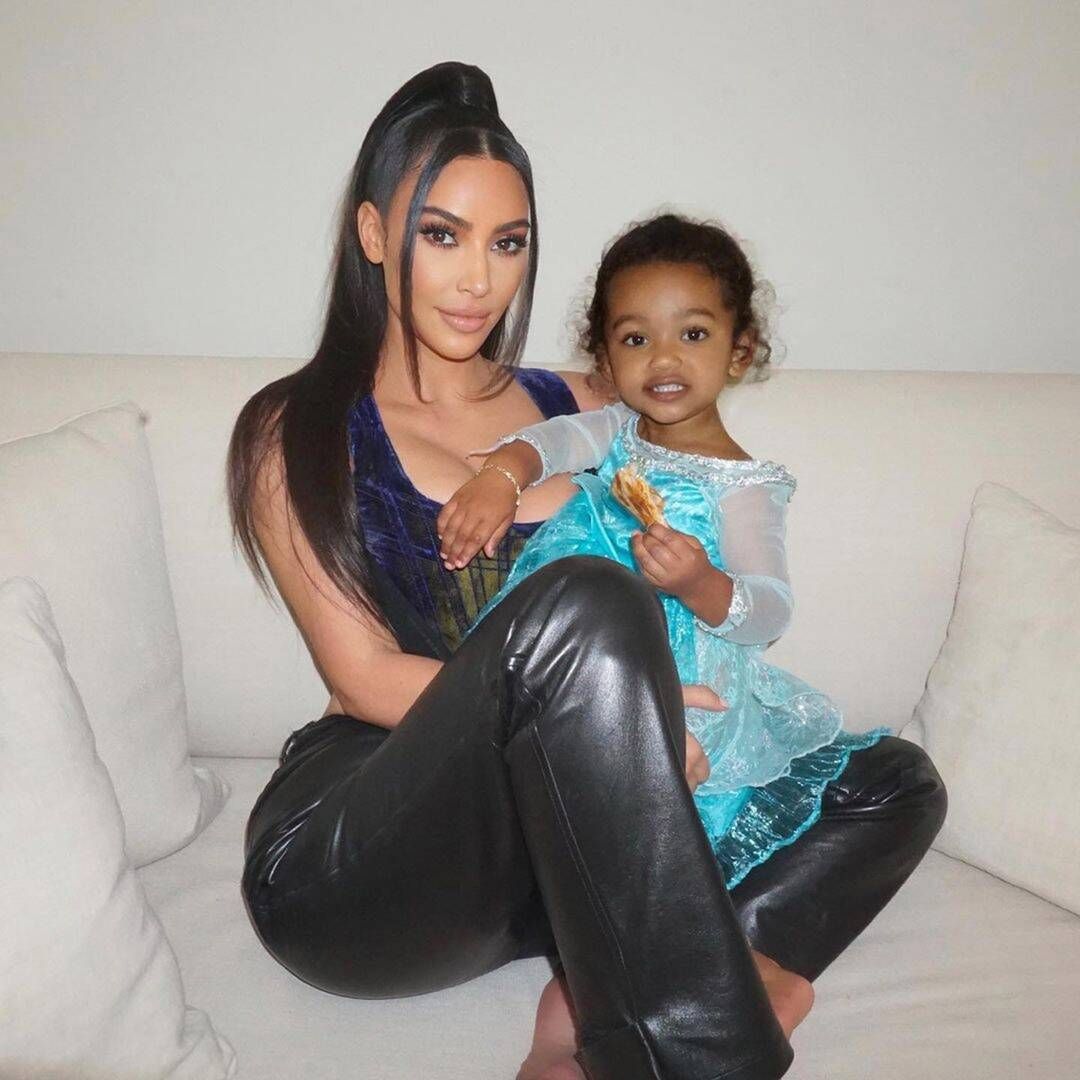Young Kim Kardashian Was Identical To Her Daughter Chicago West Celebrity Gossip News